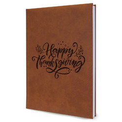 Thanksgiving Leather Sketchbook - Large - Single Sided