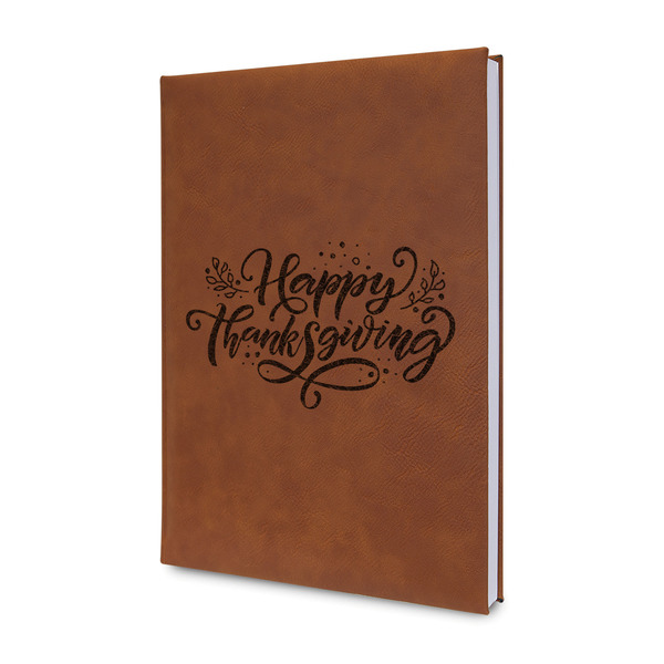 Custom Thanksgiving Leather Sketchbook - Small - Single Sided