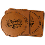 Thanksgiving Faux Leather Iron On Patch