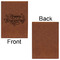 Thanksgiving Leatherette Sketchbooks - Large - Single Sided - Front & Back View