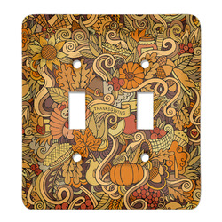 Thanksgiving Light Switch Cover (2 Toggle Plate)