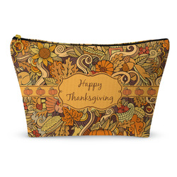 Thanksgiving Makeup Bag - Large - 12.5"x7" (Personalized)