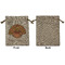 Thanksgiving Medium Burlap Gift Bag - Front Approval