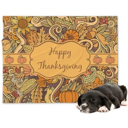 Thanksgiving Dog Blanket - Regular (Personalized)