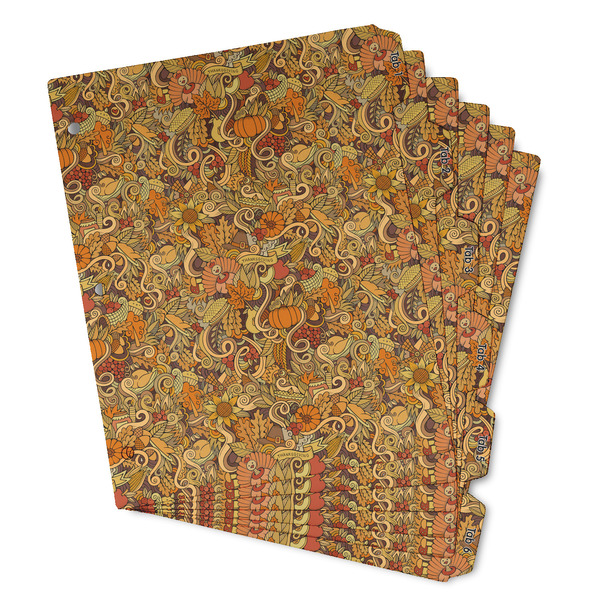 Custom Thanksgiving Binder Tab Divider - Set of 6