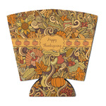 Thanksgiving Party Cup Sleeve - with Bottom