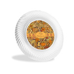 Thanksgiving Plastic Party Appetizer & Dessert Plates - 6"