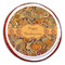 Thanksgiving Printed Icing Circle - Large - On Cookie