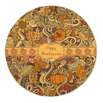 Thanksgiving 5' Round Indoor Area Rug