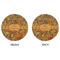 Thanksgiving Round Linen Placemats - APPROVAL (double sided)