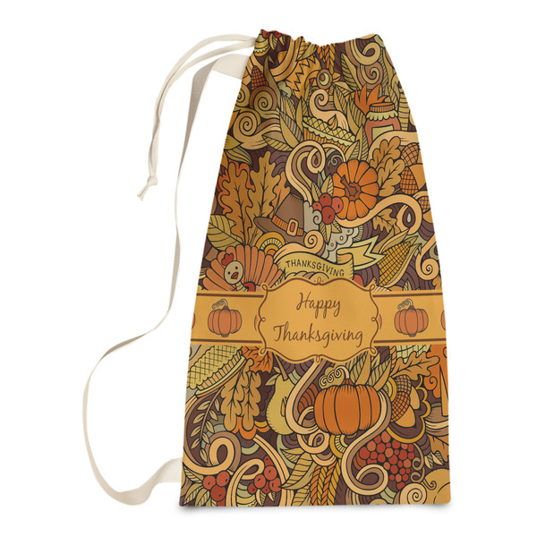 Custom Thanksgiving Laundry Bags - Small