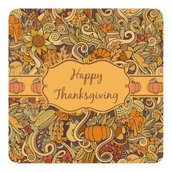 Thanksgiving Square Decal - Medium (Personalized)