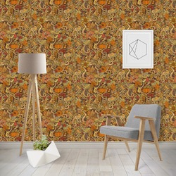 Thanksgiving Wallpaper & Surface Covering (Water Activated - Removable)