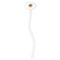 Thanksgiving White Plastic 7" Stir Stick - Oval - Single Stick