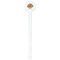 Thanksgiving White Plastic 7" Stir Stick - Round - Single Stick