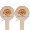 Thanksgiving Wooden 4" Food Pick - Round - Double Sided - Front & Back