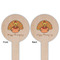 Thanksgiving Wooden 6" Food Pick - Round - Double Sided - Front & Back