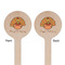 Thanksgiving Wooden 7.5" Stir Stick - Round - Double Sided - Front & Back