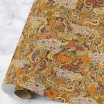 Thanksgiving Wrapping Paper Roll - Large - Matte