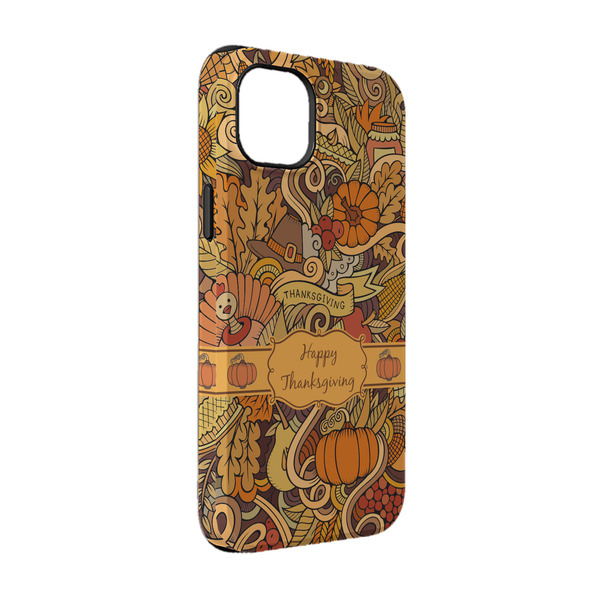 Custom Thanksgiving iPhone Case - Rubber Lined - iPhone 14 Pro