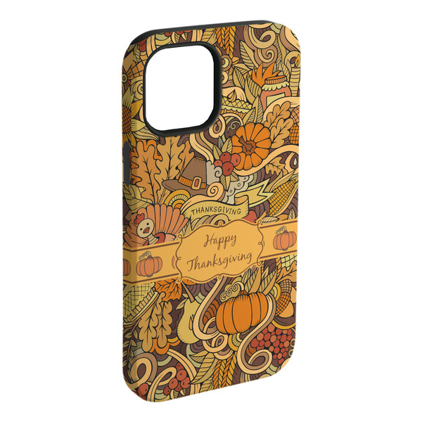 Custom Thanksgiving iPhone Case - Rubber Lined - iPhone 15 Plus