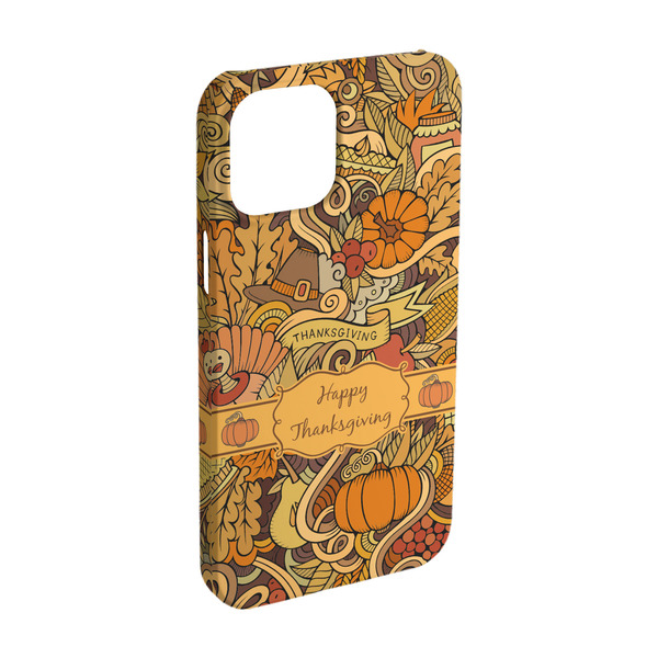 Custom Thanksgiving iPhone Case - Plastic - iPhone 15 Pro