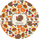 Traditional Thanksgiving Multipurpose Round Labels - 1" (Personalized)