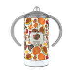 Traditional Thanksgiving 12 oz Stainless Steel Sippy Cup (Personalized)