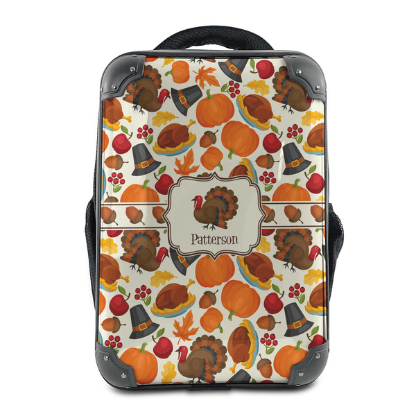 Custom Traditional Thanksgiving 15" Hard Shell Backpack (Personalized)