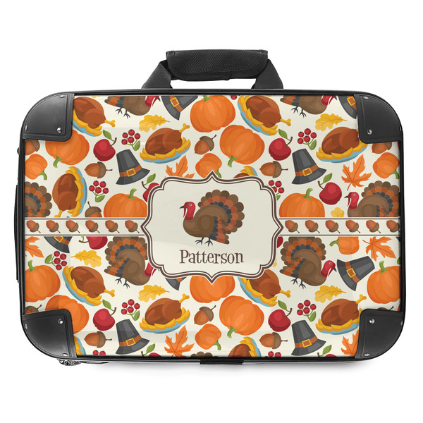 Custom Traditional Thanksgiving Hard Shell Briefcase - 18" (Personalized)