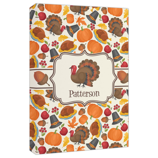 Custom Traditional Thanksgiving Canvas Print - 20x30 (Personalized)