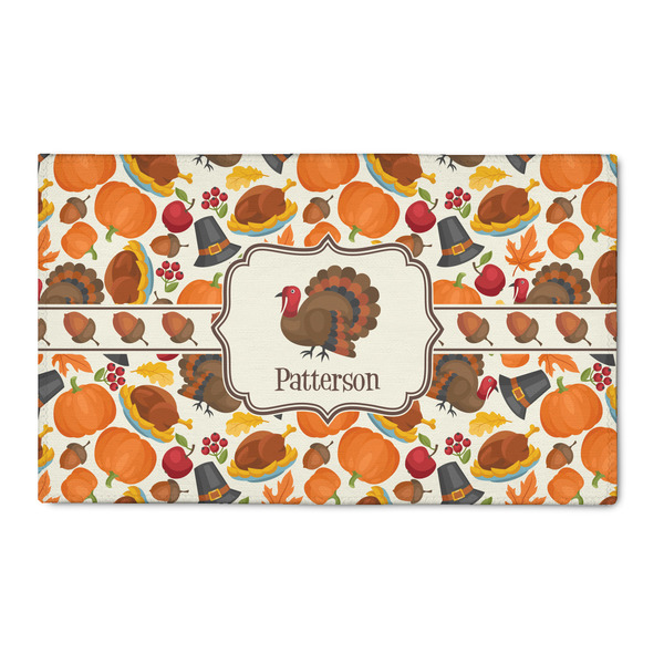 Custom Traditional Thanksgiving 3' x 5' Indoor Area Rug (Personalized)