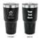 Traditional Thanksgiving 30 oz Stainless Steel Ringneck Tumblers - Black - Double Sided - APPROVAL