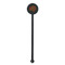 Traditional Thanksgiving Black Plastic 5.5" Stir Stick - Round - Single Stick