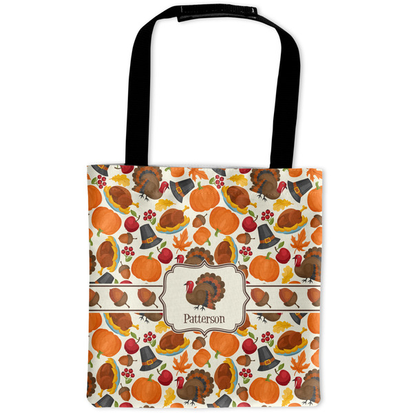 Custom Traditional Thanksgiving Auto Back Seat Organizer Bag (Personalized)