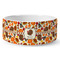 Traditional Thanksgiving Ceramic Dog Bowl - Medium - Front