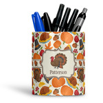 Traditional Thanksgiving Ceramic Pen Holder