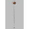 Traditional Thanksgiving Clear Plastic 7" Stir Stick - Round - Single Stick