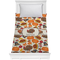 Traditional Thanksgiving Comforter - Twin XL (Personalized)