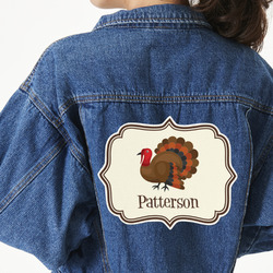 Traditional Thanksgiving Twill Iron On Patch - Custom Shape - 3XL (Personalized)