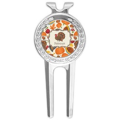 Traditional Thanksgiving Golf Divot Tool & Ball Marker (Personalized)