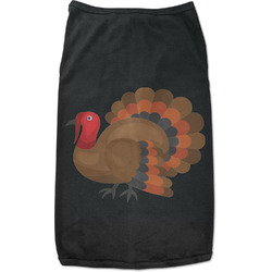Traditional Thanksgiving Black Pet Shirt - XL