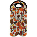 Traditional Thanksgiving Wine Tote Bag (2 Bottles) (Personalized)