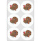 Traditional Thanksgiving Drink Topper - XLarge - Set of 6