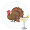 Traditional Thanksgiving Drink Topper - XLarge - Single with Drink