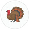 Traditional Thanksgiving Drink Topper - XLarge - Single