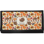 Traditional Thanksgiving Canvas Checkbook Cover (Personalized)