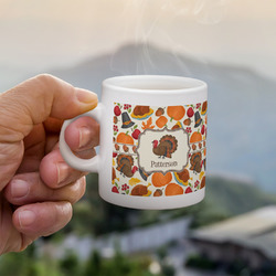 Traditional Thanksgiving Single Shot Espresso Cup - Single (Personalized)