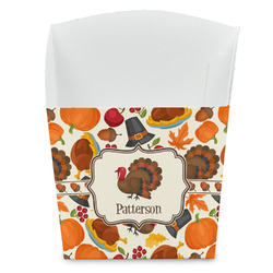 Traditional Thanksgiving French Fry Favor Boxes (Personalized)