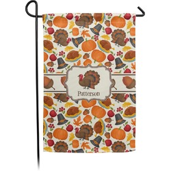 Traditional Thanksgiving Small Garden Flag - Double Sided w/ Name or Text